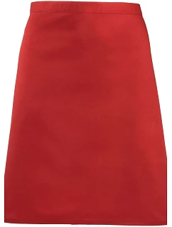Premier PR 151 Krátka zástera po pás „Colours“ 39.0151 červená
