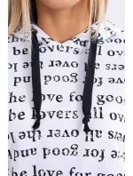 Sada s potlačou biela Sada s potlačou biela