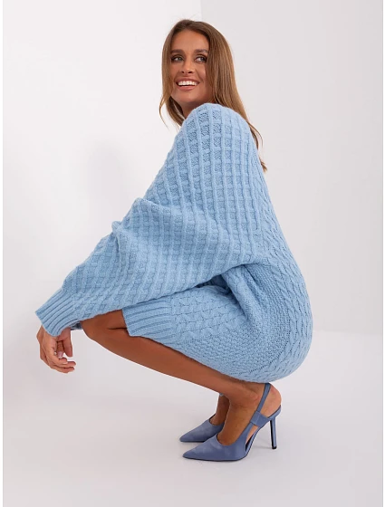 Sweter AT SW jasny niebieski model 18895543 - FPrice Sweter AT SW jasny niebieski model 18895543 - FPrice