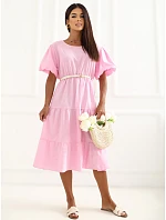 Sukienka MO SK model 22284370 różowy - FPrice Sukienka MO SK model 22284370 różowy - FPrice