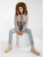 Dámska bunda NM KR P22 6627 03P tmavo lila