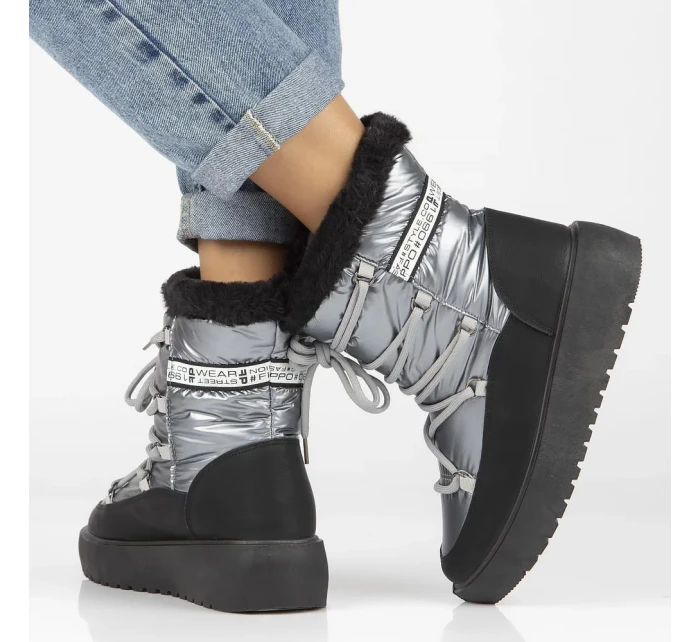 Dámske šnurovacie snehule DBT4239 PAW400C - Filippo Dámske šnurovacie snehule DBT4239 PAW400C - Filippo