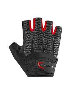 Cyklistické rukavice Rockbros S169BR S s gélovými vankúšikmi - čierne/červené
