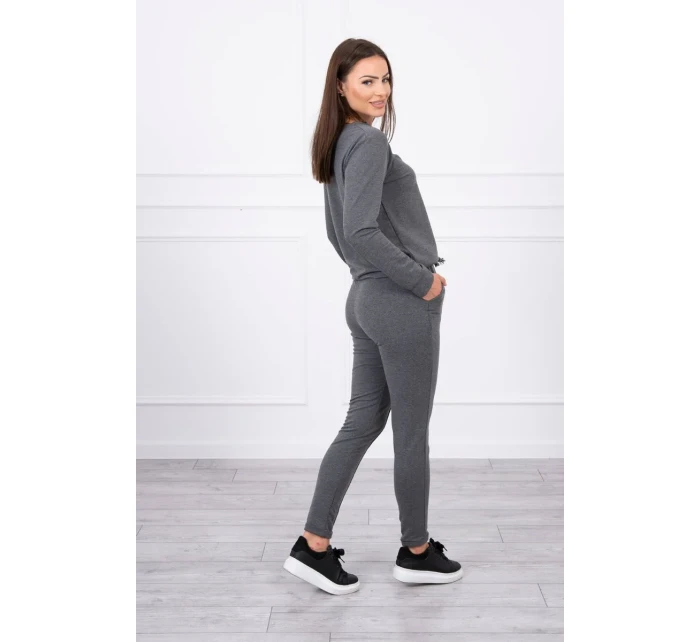 Grafitová tepláková súprava