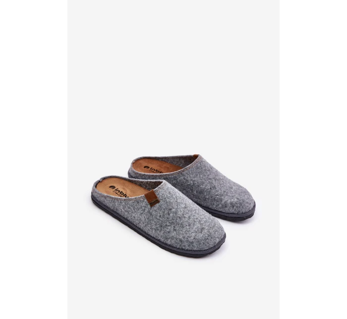 Kapcie Męskie Profilaktyczne Inblu SI000025 Szare