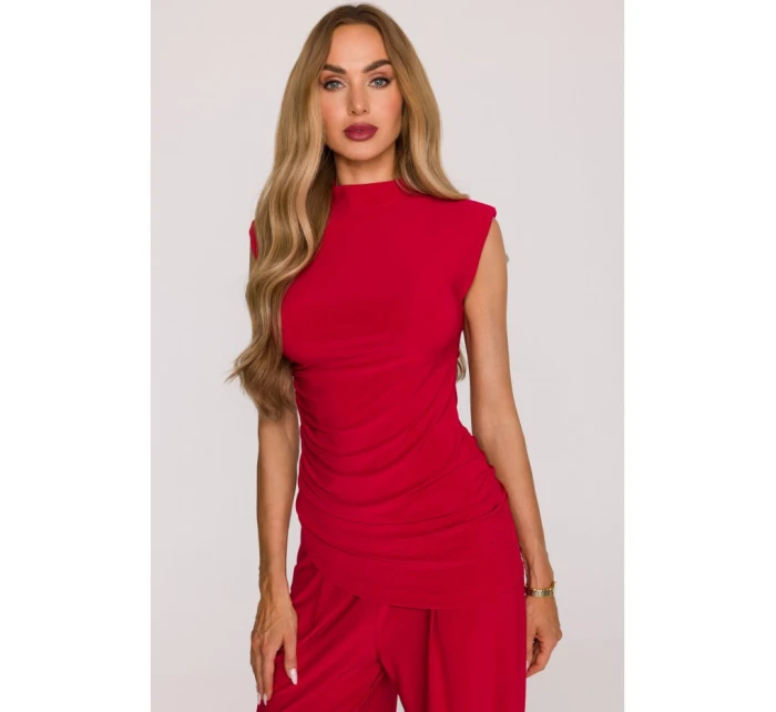 Souprava s topem a širokými kalhotami červená model 21479352 - Moe