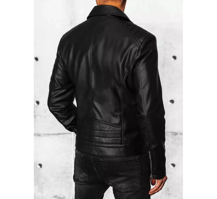 Pánská kožená bunda černá Dstreet model 21968063 - FashionStreet