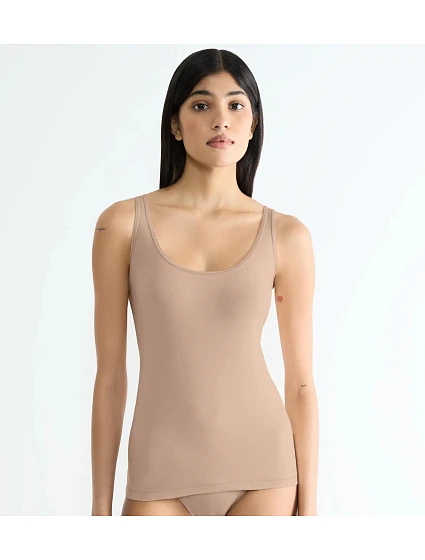 sloggi GO Daily Cotton Tank top - BROWN - SLOGGI BROWN - SLOGGI sloggi GO Daily Cotton Tank top - BROWN - SLOGGI BROWN - SLOGGI