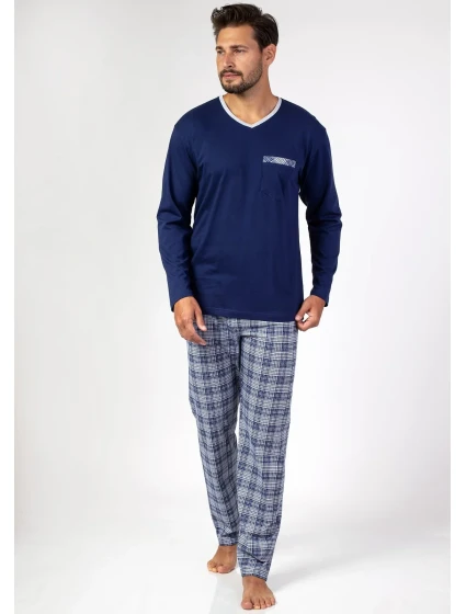 Pánské pyžamo model 20262578 dł/r 2XL Z25 - Regina