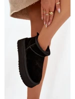 Ženské sněhule z přírodního semiše černé Mairene Ženské sněhule z přírodního semiše černé Mairene