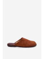 Dámské ploché sandály z eko semiše Camel Veronelle Dámské ploché sandály z eko semiše Camel Veronelle