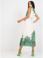 Dámske šaty DHJ SK 13128 biele a zelené