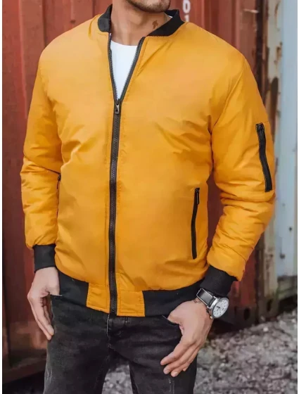 Pánská velbloudí bunda bomber Dstreet model 21963713 - FashionStreet