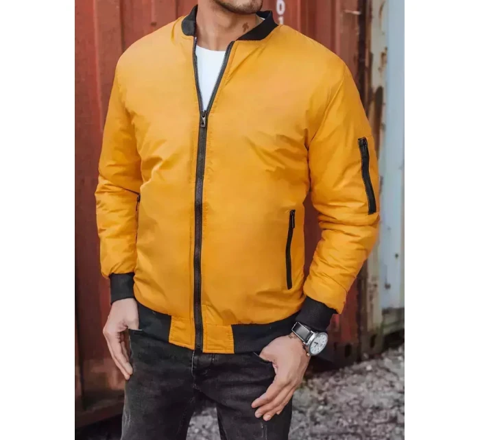 Pánská velbloudí bunda bomber Dstreet model 21963713 - FashionStreet