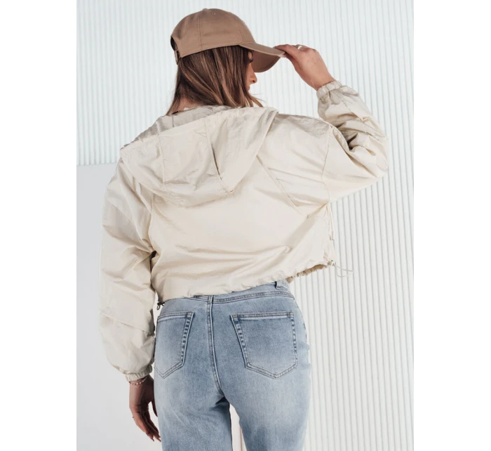 Dámska prechodná bunda s kapucňou ISCAR biela FashionStreet TY4207