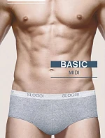 Pánske slipy men Basic Midi 2P – BLACK – čierne 0034 – SLOGGI