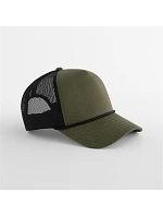 Beechfield B 633 5 panelová Trucker kšiltovka "Rope" 53.0633 military green/black Beechfield B 633 5 panelová Trucker kšiltovka "Rope" 53.0633 military green/black
