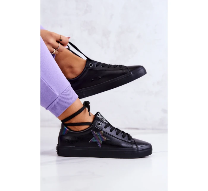 Kožené tenisky Star Big Star model 21580383 Black - Big Star Shoes