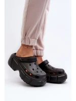 Klapki Damskie Piankowe Na Masywnej Podeszwie Czarne Witima