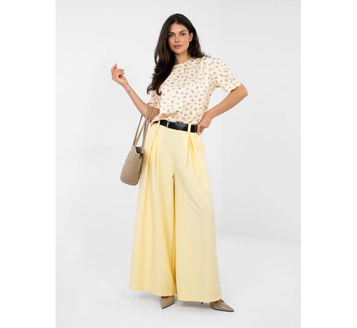 Nohavice IT SP 19963.32 svetložltá