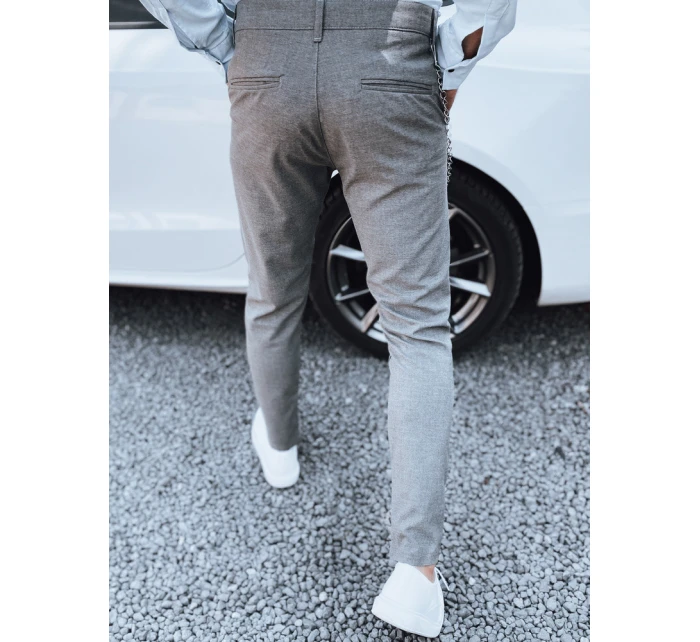 Pánske tmavosivé nohavice FashionStreet UX4409