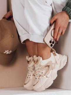 Dámske béžové tenisky EASYPACE FashionStreet ZY0640