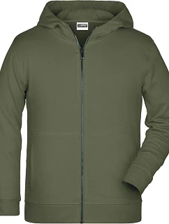 Dětská mikina s kapucí olive model 22534386 - Daiber