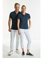 Dámské elastické piqué polo 10. white model 22473793 - Russell Athletic Dámské elastické piqué polo 10. white model 22473793 - Russell Athletic