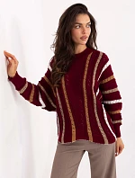 Sveter IT SW 93115.13 bordový