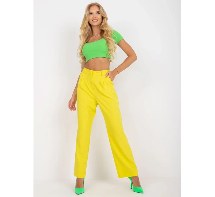 Kalhoty TO SP model 17293536 žlutá - FPrice Kalhoty TO SP model 17293536 žlutá - FPrice