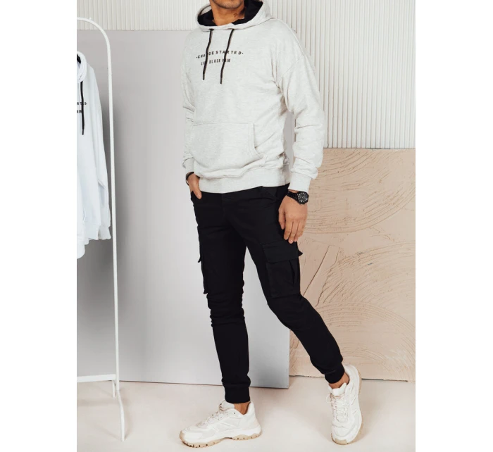 Pánská mikina s potiskem světle šedá Dstreet model 21976162 - FashionStreet Pánská mikina s potiskem světle šedá Dstreet model 21976162 - FashionStreet