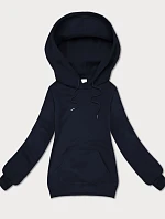 Voľná klokanová mikina S'West navy blue (B-11#)