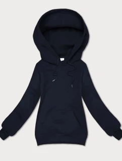Tmavomodrá voľná klokanka s kapucňou S'West (B-11#)