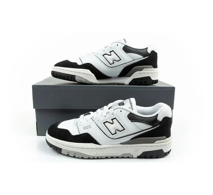 Nová rovnováha 550 Športová obuv Mládež kožené tenisky Móda čierna biela deti