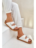 Klasické dámské pantofle Big Star model 21682548 bílé - Big Star Shoes Klasické dámské pantofle Big Star model 21682548 bílé - Big Star Shoes