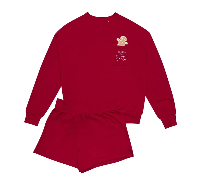 Dámske pyžamo Fawn 41900-33X Red - Henderson Ladies Dámske pyžamo Fawn 41900-33X Red - Henderson Ladies