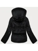 Čierna prechodná bunda s prešívanými rukávmi (5M3113-392) Čierna prechodná bunda s prešívanými rukávmi (5M3113-392)