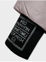 Světle růžová péřová dámská zimní bunda s kapucí model 21247513 - Glakate