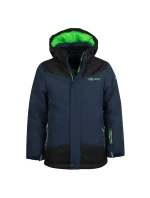 Trollkids Detská zateplená bunda Norefjell pre dievčatá/chlapcov nepremokavá tmavomodrá (132-100)