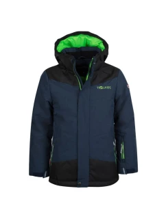 Dětská zateplená bunda pro nepromokavá tmavě modrá model 21350539 - Trollkids