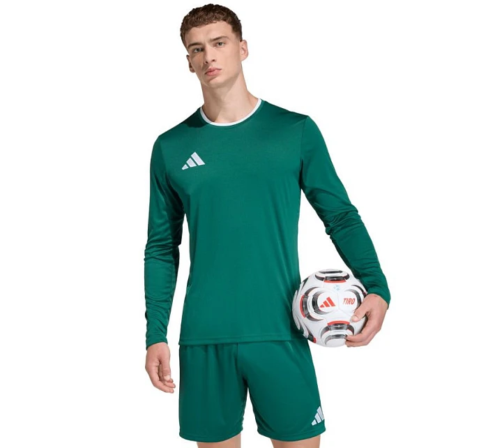 Pánske tričko adidas Entrada 26 s dlhým rukávom zelené KF5846