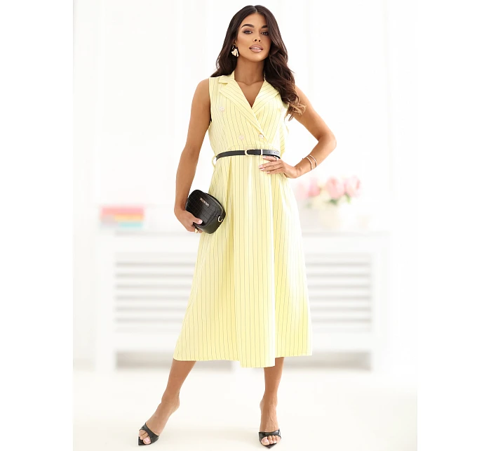 Sukienka MI SK model 22108266 jasny żółty - FPrice