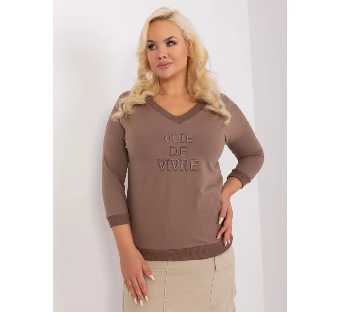 Blúzka RV BZ 9143.87P hnedá