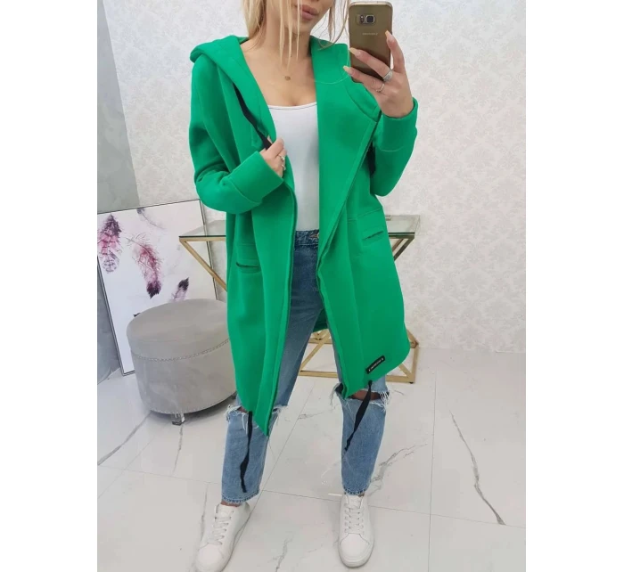 Zateplená mikina 21622 zelená - Kesi Zateplená mikina 21622 zelená - Kesi