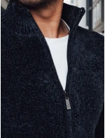 Pánský rozepínací svetr tmavě modrý Dstreet model 21982368 - FashionStreet