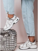 Dámské tenisky s podrážkou silver Dstreet model 21983249 - FashionStreet