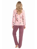 Pyžamo Donna Snowman Long Plum, s dlhými rukávmi, veľkosti S–XL Pyžamo Donna Snowman Long Plum, s dlhými rukávmi, veľkosti S–XL