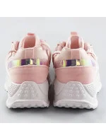 Růžové dámské sneakersy se dvojitými model 17229021 - C'M Paris