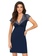 Dámska nočná košeľa Melania modrá - Donna