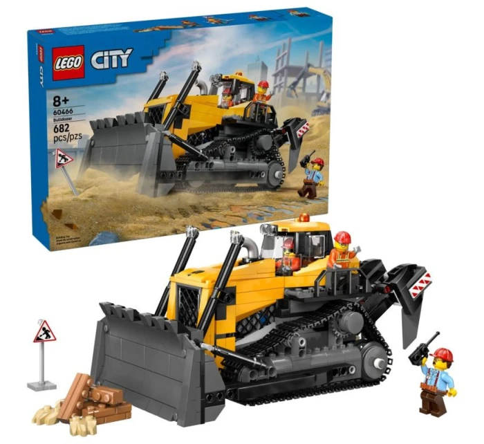 LEGO City 60466 Žltý buldozér